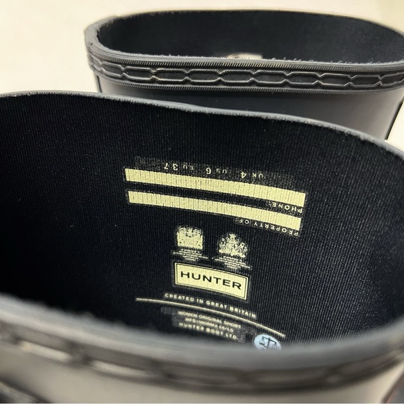 Hunter Original Short Rain Boots Blue Size 6 - Picture 6 of 7